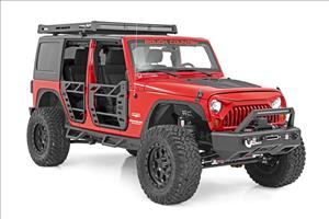 Roof Rack Black Series Lights Jeep Wrangler JK/Wrangler Unlimited (07-18) Rough Country