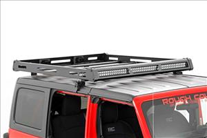Roof Rack Black Series Lights Jeep Wrangler JL (18-26)/Wrangler Unlimited (18-26) Rough Country