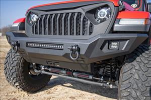 Front Bumper Skid Plate 20-22 Jeep Gladiator JT/18-22 Wrangler JL Rough Country