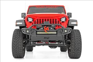 Front Winch Bumper Tubular Skid Plate Jeep Gladiator JT/Wrangler JK & JL/Wrangler Unlimited Rough Country