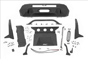 Front Bumper High Clearance 12000-Lb Pro Series Winch Synthetic Rope Toyota Tacoma 4WD (16-23) Rough Country