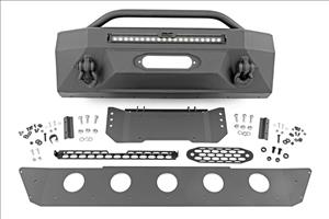 Front Bumper Hybrid 20 Inch Black LED Amber Toyota 4Runner 2WD/4WD (14-24) Rough Country