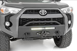 Front Bumper Hybrid 20 Inch Black LED Amber Toyota 4Runner 2WD/4WD (14-24) Rough Country
