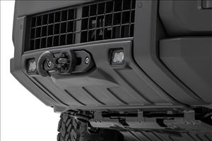 Hidden Winch Mount Yellow SAE PRO9500S Toyota Land Cruiser 4WD (24-26) Rough Country