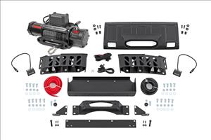 Hidden Winch Mount Yellow SAE PRO1200S Toyota Land Cruiser 4WD (24-26) Rough Country