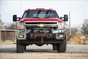 EXO Winch Mount Kit Chevy Silverado 2500 HD/3500 HD 2WD/4WD (2011-2019) Rough Country