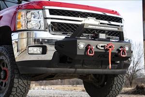 EXO Winch Mount Kit Chevy Silverado 2500 HD/3500 HD 2WD/4WD (2011-2019) Rough Country