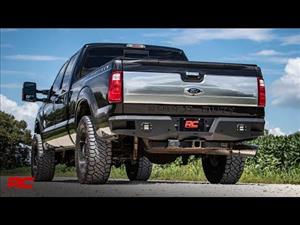 Ford F-250/F-350 Heavy-Duty Rear LED Bumper For 99-16 F-250/F-350 4WD Rough Country