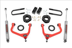 3.5 Inch Lift Kit Red Chevy Silverado 1500 2WD/4WD (2025-2026) Rough Country