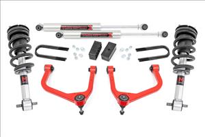 3.5 Inch Lift Kit M1 Struts/M1 Red GMC Sierra 1500 2WD/4WD (2025-2026) Rough Country