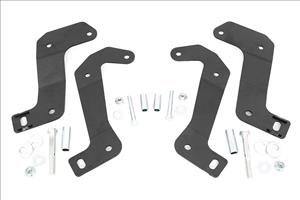 Jeep Front Control Arm Relocation Brackets 18-20 Wrangler JL/JT Gladiator Rough Country