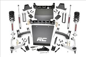 7 Inch Stamped Steel LCA Lift Kit Forged UCA Bracket N3 Struts Silverado/Sierra 1500 (16-18) Rough Country