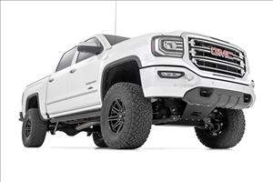 7 Inch Stamped Steel LCA Lift Kit Forged UCA Bracket M1 Struts/M1 Silverado/Sierra 1500 (16-18) Rough Country
