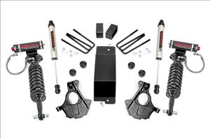 3.5 Inch GM Suspension Lift Knuckle Kit w/Vetex and V2 Shocks (07-13 1500 PU 4WD Cast Steel) Rough Country