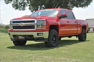 2.5 Inch Lift Kit Alu/Cast Steel N3 Strut Silverado/Sierra 1500 (07-18) Rough Country