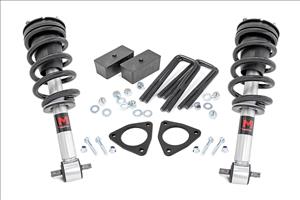 2.5 Inch Lift Kit Alu/Cast Steel M1 Strut Silverado/Sierra 1500 (07-18) Rough Country