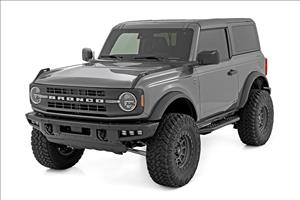 OV2 Running Boards Side Step Bars 2-Door Ford Bronco (2 Door) (21-25) Rough Country