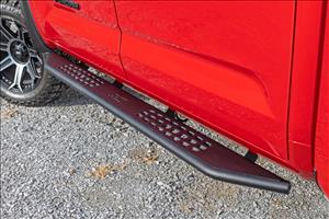OV2 Running Boards Side Step Bars Crew Cab Toyota Tundra 2WD/4WD (22-26) Rough Country