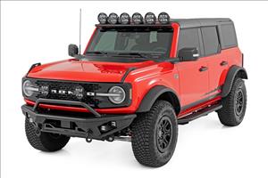 OV2 Running Boards Side Step Bars 4-Door Ford Bronco 4WD (2021-2025) Rough Country