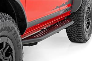 OV2 Running Boards Side Step Bars 4-Door Ford Bronco 4WD (2021-2025) Rough Country