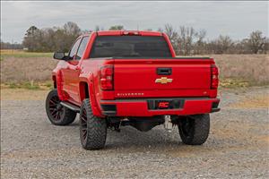 OV2 Running Boards Side Step Bars Crew Cab Silverado/Sierra 1500/2500HD/3500HD (07-19 & Classic) Rough Country