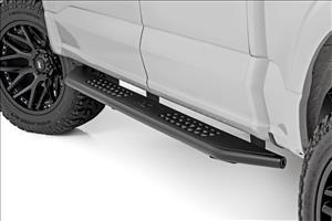 OV2 Running Boards Side Step Bars Crew Cab Ford F-150/Lightning/F-250/F-350 (15-26) Rough Country