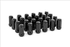 M14 x 1.5 Lug Nut Set of 24 Black Standard Rough Country