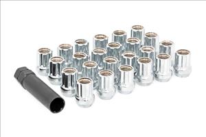 M14 x 1.5 Lug Nut Set of 24 Chrome Open End Rough Country