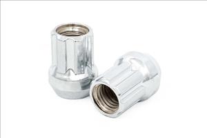 M14 x 2.0 Lug Nut Set of 32 Chrome Open End Rough Country