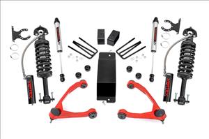 3.5 Inch Lift Kit Forged UCA Vertex/V2 Red Silverado/Sierra 1500 (07-16) Rough Country