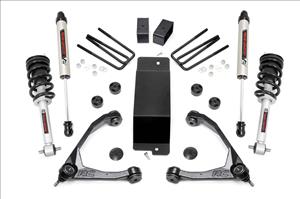 3.5 Inch Suspension Lift Kit Upper Control Arms N3 Struts & V2 Monotube 14-16 Silverado/Sierra 1500 4WD Rough Country