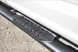 Oval Nerf Step Crew Cab Black Ford F-150/Lightning/F-250/F-350/Raptor (15-26) Rough Country