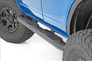 Oval Nerf Step 4.5 Inch 4-Door Black 21-22 Ford Bronco 4WD Rough Country