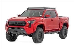 Oval Nerf Step Double Cab Black Toyota Tacoma 2WD/4WD (2024-2026) Rough Country