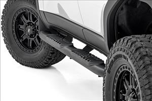 Oval Nerf Steps Black Toyota Land Cruiser 4WD (2024-2026) Rough Country