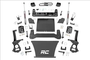 6 Inch Lift Kit Mono Leaf Rear Chevy Silverado 1500 4WD (2022-2024) Rough Country