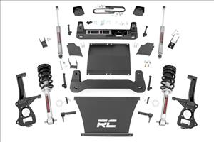 6 Inch Lift Kit Mono Leaf Rear N3 Struts Chevy Silverado 1500 (22-24) Rough Country