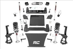 6 Inch Lift Kit Mono Leaf Rear M1 Struts/M1 Chevy Silverado 1500 (22-24) Rough Country