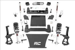 6 Inch Lift Kit Mono Leaf Rear M1 Struts/M1 GMC Sierra 1500 (25-26) Rough Country