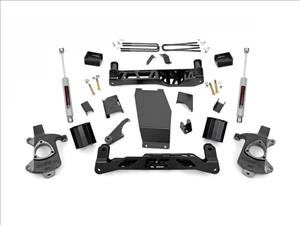 5 Inch Suspension Lift Kit w/N3 14-18 Silverado/Sierra 1500 4WD Cast Steel Rough Country