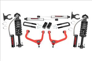 3.5 Inch Lift Kit Vertex/V2 Red GMC Sierra 1500 2WD/4WD (2019-2025) Rough Country