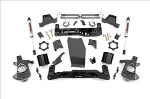 6 Inch Suspension Lift Kit w/V2 Monotube 14-17 Silverado/Sierra 1500 4WD Cast Steel Rough Country