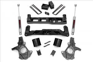 5 Inch Suspension Lift Kit w/N3 Shocks & Struts 14-17 Silverado/Sierra 1500 2WD Cast Steel Rough Country
