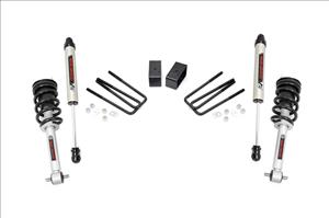 3.5 Inch Suspension Lift Kit N3 Struts & V2 Shocks 07-13 Silverado/Sierra 1500 2WD Cast Steel Rough Country