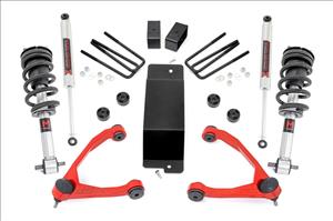 3.5 Inch Lift Kit UCA M1 Struts Red Silverado/Sierra 1500 (07-13) Rough Country