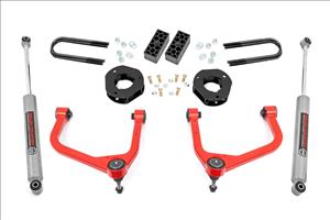 3.5 Inch Lift Kit Rear Mono Leaf Red Chevy Silverado 1500 2WD/4WD (2025-2026) Rough Country