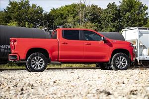 3.5 Inch Lift Kit N3 Struts Rear Mono Leaf Red Chevy Silverado 1500 (22-24) Rough Country