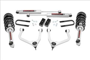 3.5 Inch Lift Kit N3 Struts Rear Mono Leaf Chevy Silverado 1500 (25-26) Rough Country