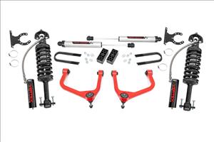3.5 Inch Lift Kit Vertex/V2 Rear Mono Leaf Red Chevy Silverado 1500 (25-26) Rough Country