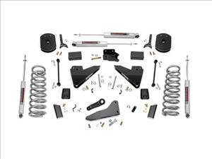 5 Inch Suspension Lift Kit Coil Springs Radius Drops 14-18 RAM 2500 4WD Gas Rough Country